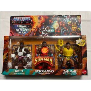 Masters of the Universe Sun-Man and Rulers of the Sun Action Figure Set 3pk